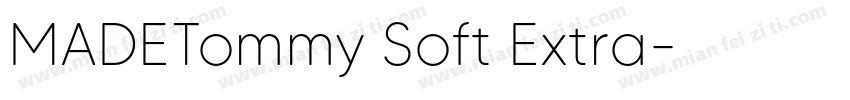 MADETommy Soft Extra字体转换